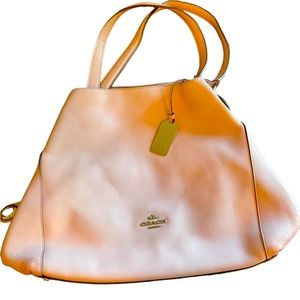 Coach Pink Leather Handbag